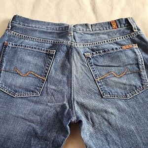 7 For All Mankind men's Bootcut/relax Blue Jean Pants